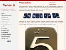 Tablet Screenshot of digisign.se
